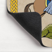 13. Jahrhundert Saint George und der Drache Mousepad (Ecke)
