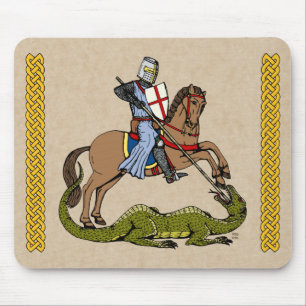 13. Jahrhundert Saint George und der Drache Mousepad