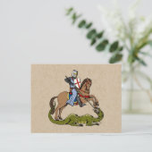 13. Jahrhundert Saint George und der Drache Postkarte (Stehend Vorderseite)