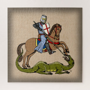 13. Jahrhundert Saint George und der Drache Puzzle