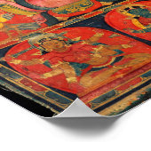 13. Jahrhundert Transsendenter Buddha mit Bodhisat Poster (Ecke)