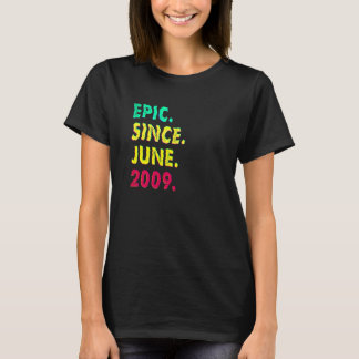 13-jährig Episch seit Juni 2009 13. Geburtstag Vi T-Shirt