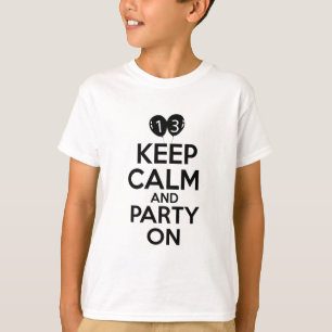13. jährige Geburtstagsentwürfe T-Shirt