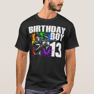 13-jähriger Paintball-Geburtstagsparty Jungen 13. T-Shirt