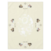 13. Jubiläum 2 Fotos Lace-like Linen Tischdecke (Vorderseite)