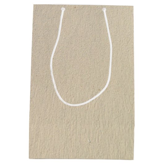 13. Jubiläum Beach Hearts Medium Geschenktasche Mittlere Geschenktüte (Rückseite)