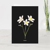 13. Jubiläum Wildblume Forest Liebe Husband Karte (Rückseite)