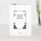 13. Jubiläumskarte - Seerosen Karte (Rückseite)