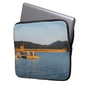 13" Laptoptasche Edersee Staumauer am Abend Laptopschutzhülle (Vorderseite Links)