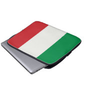 13" Laptoptasche Italien Fahne Laptopschutzhülle (Vorne Knopf)