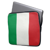 13" Laptoptasche Italien Fahne Laptopschutzhülle (Vorderseite Links)