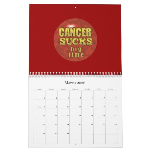 13-monatiger KREBS-THEMENORIENTIERTER KALENDER (Mär 2026)