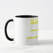 13-Monats-Kalender mit festem Datum Tasse (Links)