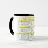 13 month real fixed calendar tasse (Vorderseite Links)