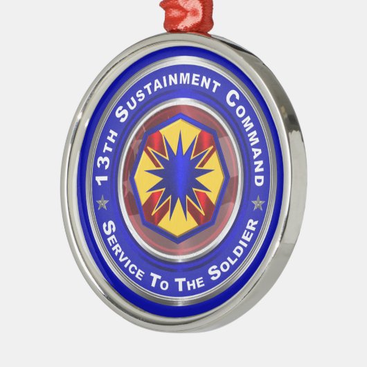 13. Nachhaltigkeitsbefehl Ornament Aus Metall (Links)