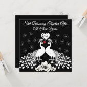 13. Nature Anniversary Wildblume Card für Paar Karte (Vorderseite/Rückseite Beispiel)