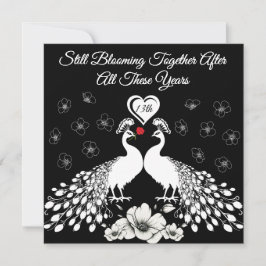 13. Nature Anniversary Wildblume Card für Paar Karte