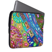 13' Neoprenlaptophülse mit abstrakter Grafik Laptopschutzhülle (Vorne Rechts)