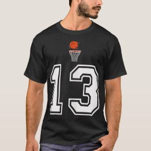 13 Nummer Basketball Stil Vintag weißer Tank Top