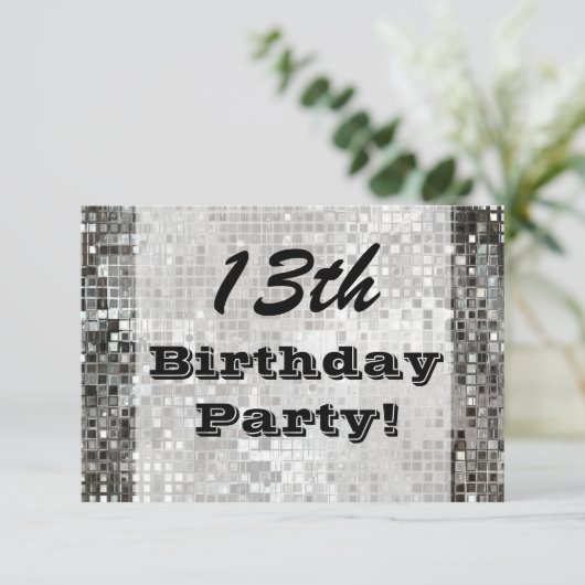 13. Oder irgendeine Einladung (Stehend Vorderseite)