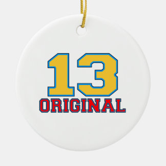 13 Original Geburtstagsgeschmacksmuster Keramik Ornament