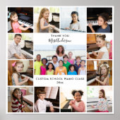 13 Personalisiertes Geschenk für Fotocollage-Musik Poster (Vorne)