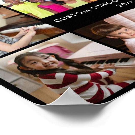 13 Personalisiertes Geschenk für Fotocollage-Musik Poster (Ecke)