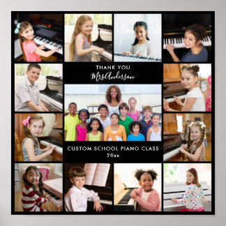 13 Personalisiertes Geschenk für Fotocollage-Musik Poster