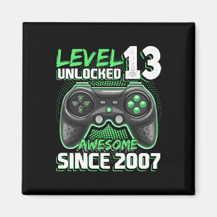 13 Phantastisches 2007 Videospiel 13. Geburtstag Magnet