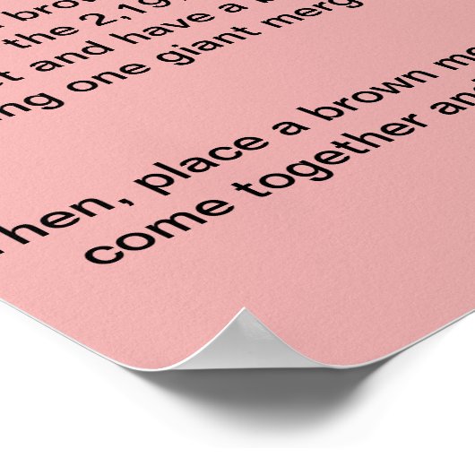 13 Poster für kubierte Zusammenführung (Ecke)