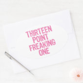 13 Punkte, die einen Aufkleber ausmachen (Umschlag)