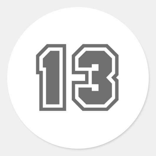 13 RUNDER AUFKLEBER (Vorderseite)