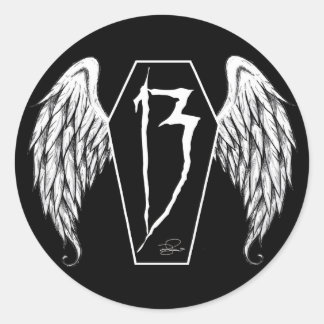 13 Schatullen Runder Aufkleber