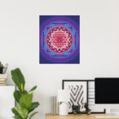 13 SRI YANTRA - SANKTUÄR POSTER (Heimbüro)