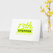 13. Step Sobriety Fellowship Recovery Karte (Gelbe Blume)