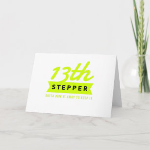 13. Step Sobriety Fellowship Recovery Karte