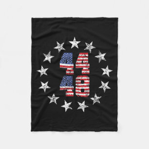 13-Sterne Betsy Ross 44-48 Obama Für Präsident 28  Fleecedecke