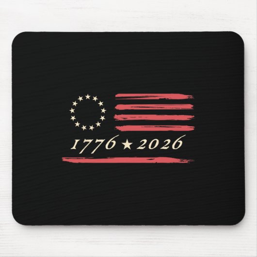 13-Sterne Betsy Ross American Flag 4. Juli Di Mousepad (Vorne)