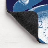 13 Stunden blau Mousepad (Ecke)
