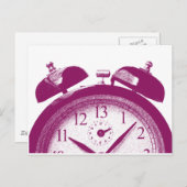 13 Stunden rot Postkarte (Vorne/Hinten)