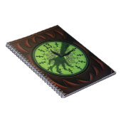 13 Stunden-Uhr-Notizbuch Notizblock (Rechte Seite)