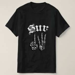 13 Sur. Schwarzer T - Shirt