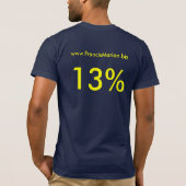 13% T-Shirt (Rückseite)
