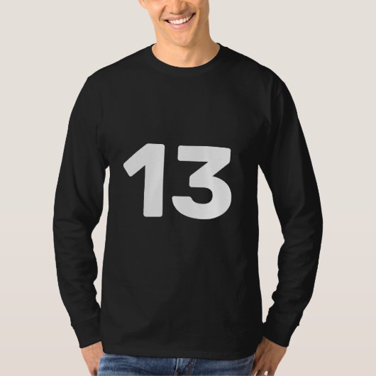 13 T-Shirt (Vorderseite)