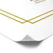 13 Tabelle Frühlingsblütenübersicht Poster (Ecke)