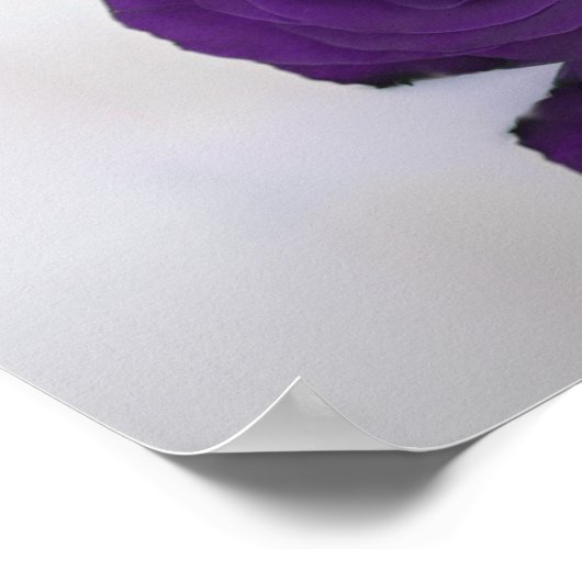 13 Tabelle Royal Lila Rose Hochzeitssitzkarte Poster (Ecke)