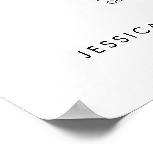 13 Tabellen Unsere Lieblings-Sitzplan Poster (Ecke)