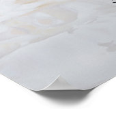 13 Tafelweiße Reflektionen Hochsitzdiagramm Poster (Ecke)