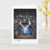 13 Tarot-Grußkarte für den Tod Karte (Gelbe Blume)