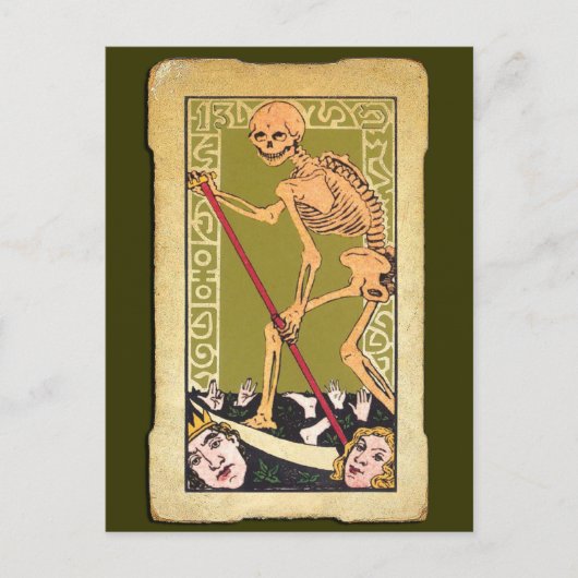 13 Tarot-Karte Postkarte (Vorderseite)